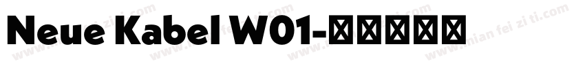 Neue Kabel W01字体转换